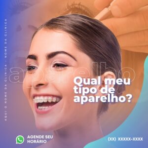 Artes para Consultório Odontológico Editáveis no Canva _ Posts Prontos com Títulos e Legendas para Facebook e Instagram