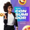 Pack de Posts Prontos Dia do Cliente Semana do Consumidor Editáveis no Canva