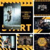 Imagem do Produto Pack de Posts Prontos para Academias, Crossfit e Personal Trainer com Artes Editáveis no Canva