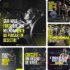 Imagem do Produto Pack de Posts Prontos para Academias, Crossfit e Personal Trainer com Artes Editáveis no Canva