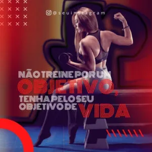 Imagem do Produto Pack de Posts Prontos para Academias, Crossfit e Personal Trainer com Artes Editáveis no Canva