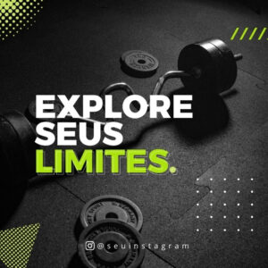 Imagem do Produto Pack de Posts Prontos para Academias, Crossfit e Personal Trainer com Artes Editáveis no Canva