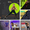 Imagem do Produto Pack de Posts Prontos para Academias, Crossfit e Personal Trainer com Artes Editáveis no Canva