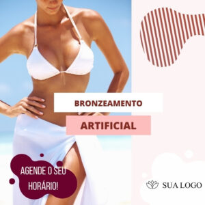 Imagem do Produto Posts Prontos para Salão de Bronzeamento Editáveis no Canva