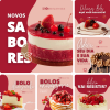 Posts para Confeitaria 05 - Pack Canva com 25 Artes EditÃƒÆ’Ã†â€™Ãƒâ€ Ã¢â‚¬â„¢ÃƒÆ’Ã¢â‚¬Å¡Ãƒâ€šÃ‚Â¡veis