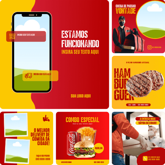 Posts para Delivery 02 - Pack Canva com 25 Artes EditÃƒÆ’Ã†â€™Ãƒâ€ Ã¢â‚¬â„¢ÃƒÆ’Ã¢â‚¬Å¡Ãƒâ€šÃ‚Â¡veis