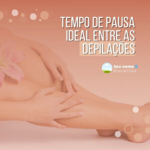 Imagem do Produto Posts para Depilação a Laser Editáveis no Canva com Títulos e Legendas