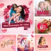 Posts para Dia das MÃƒÂ£es Pack Canva com 52 Artes EditÃƒÂ¡veis