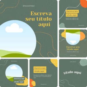 Imagem do Produto Pack de Posts Prontos para Aromaterapia com Artes Editáveis no Canva