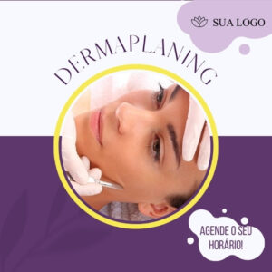 Imagem do Produto Posts Prontos para Centro de Estética Corporal e Bem-Estar Editáveis no Canva com Títulos e Legendas