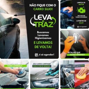 Posts para Estética Automotiva - Pack Canva com 12 Artes Editáveis