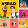 Posts Prontos para Sorveteria - Pack Canva com 20 Artes