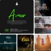 Artes para Igrejas Gospel Editáveis no Canva 03 Pack de Posts Prontos para Facebook e Instagram