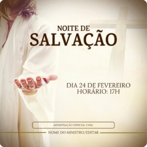 Artes para Igrejas Gospel Editáveis no Canva - Pack de Posts Prontos para Facebook e Instagram