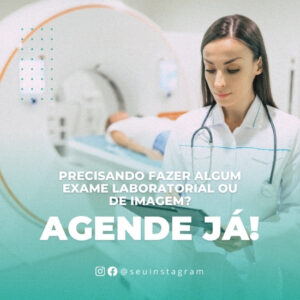 Pack de Artes para Clínica Médica de Saúde Editáveis no Canva Posts Prontos para Redes Sociais com Títulos e Legendas