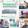 Posts Prontos para Loja de Estofados - Pack Canva com 11 Artes Editáveis para Facebook e Instagram