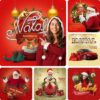 Posts Prontos para Natal - Pack Canva com 40 Artes Editáveis para Facebook e Instagram