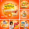 Artes Editáveis para Supermercados no Canva Posts Prontos para Instagram e Facebook