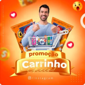 Artes Editáveis para Supermercados no Canva Posts Prontos para Instagram e Facebook