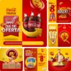 Artes para Supermercados Editáveis no Canva Posts Prontos para Instagram e Facebook