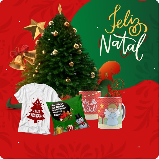 Posts Prontos para Natal Artes Editáveis no Canva