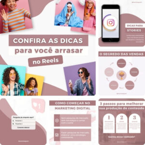 Pack de Artes Editáveis no Canva para Marketing Digital