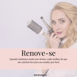 Imagem do Produto Posts Prontos para Salão de Beleza Editáveis no Canva com Títulos e Legendas