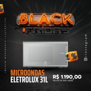 Pack de Artes Black Friday Editáveis no Canva Posts com Títulos e Legendas