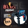 Pack de Artes Black Friday Editáveis no Canva Posts com Títulos e Legendas