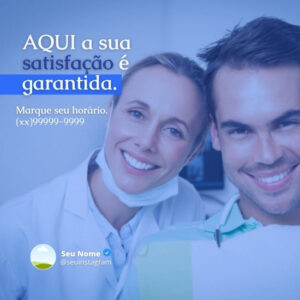 Artes para Redes Sociais de Dentistas _ 10 Templates Editáveis no Canva + Legendas Profissionais