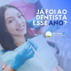 Artes para Redes Sociais de Dentistas _ 10 Templates Editáveis no Canva + Legendas Profissionais