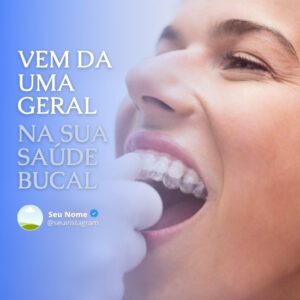 Artes para Redes Sociais de Dentistas _ 10 Templates Editáveis no Canva + Legendas Profissionais