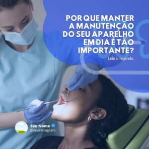 Posts e Templates Prontos para Dentistas _ Pack Canva Editável com Artes + Legendas para Instagram e Facebook