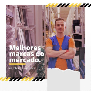 Pack de Artes para Materiais de Construção Editáveis no Canva Posts Prontos para Redes Sociais Social Media Facebook e Instagram com Títulos e Legendas