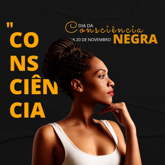 Pack de Artes Dia Nacional de Zumbi e Consciência Negra Editáveis no Canva Posts Prontos para Redes Sociais Social Media Facebook e Instagram com Títulos e Legendas