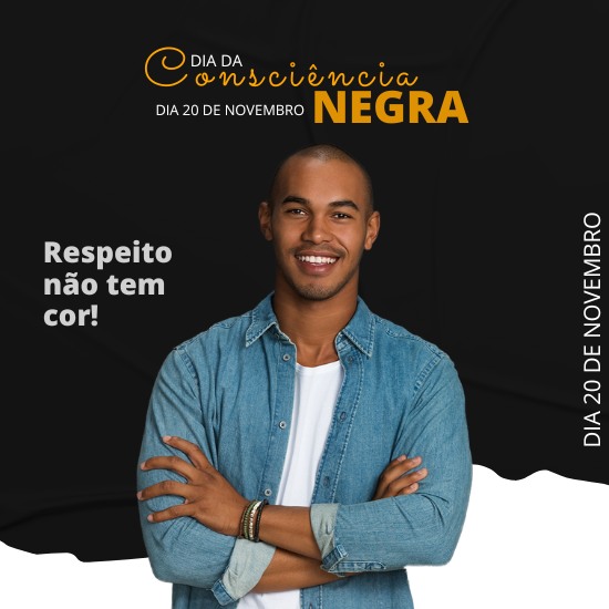 Pack de Artes Dia Nacional de Zumbi e Consciência Negra Editáveis no Canva Posts Prontos para Redes Sociais Social Media Facebook e Instagram com Títulos e Legendas