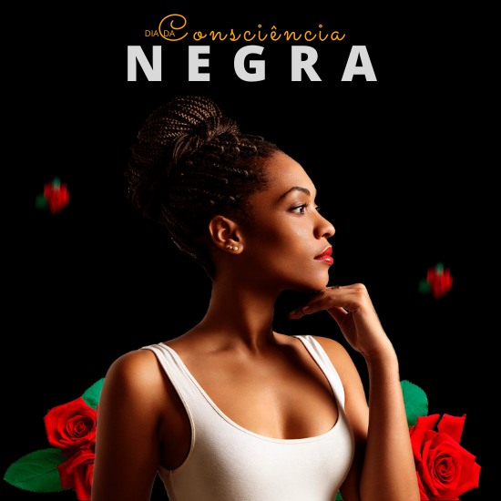 Pack de Artes Dia Nacional de Zumbi e Consciência Negra Editáveis no Canva Posts Prontos para Redes Sociais Social Media Facebook e Instagram com Títulos e Legendas