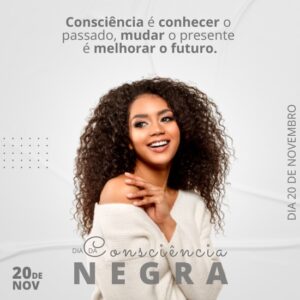 Pack de Artes Dia da Consciência Negra Editáveis no Canva Posts Prontos para Redes Sociais Social Media Facebook e Instagram com Títulos e Legendas