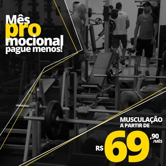 Imagem do produto Pack de Posts Prontos Canva para Academias, Crossfit e Personal Trainer com Artes Editáveis