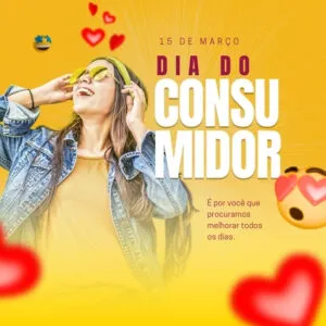 Pack de Posts Prontos Dia do Cliente Semana do Consumidor Editáveis no Canva