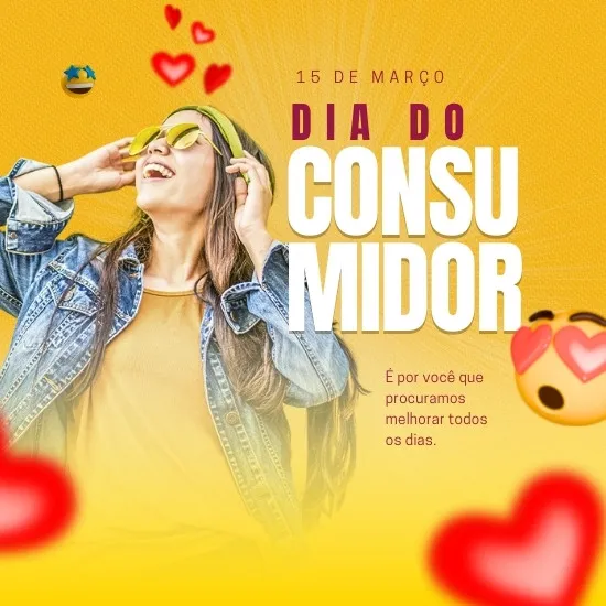 Pack de Posts Prontos Dia do Cliente Semana do Consumidor Editáveis no Canva