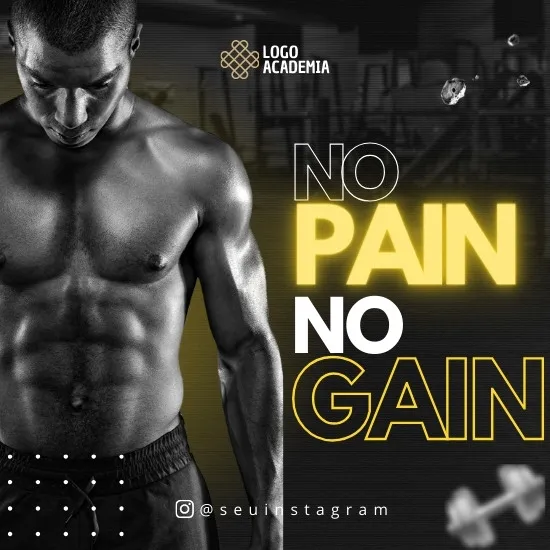 Imagem do Produto Pack de Posts Prontos para Academias, Crossfit e Personal Trainer com Artes Editáveis no Canva