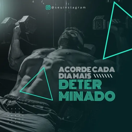 Imagem do Produto Pack de Posts Prontos para Academias, Crossfit e Personal Trainer com Artes Editáveis no Canva