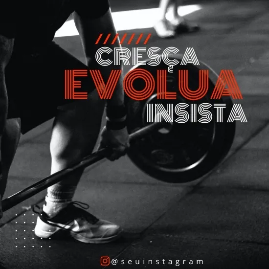 Imagem do Produto Pack de Posts Prontos para Academias, Crossfit e Personal Trainer com Artes Editáveis no Canva