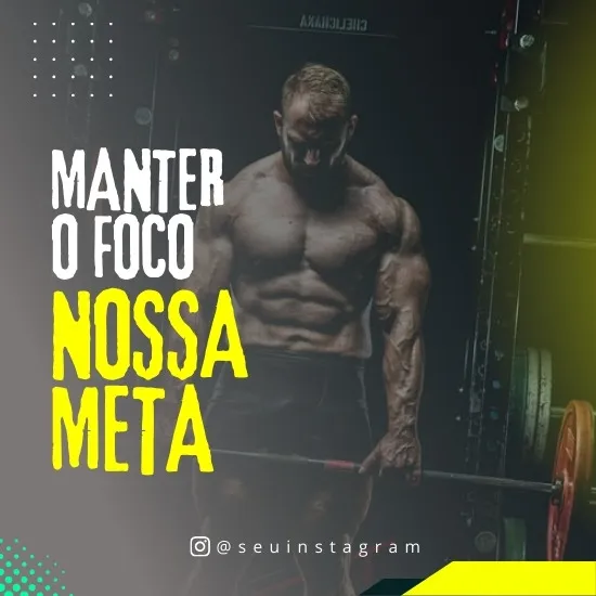Imagem do Produto Pack de Posts Prontos para Academias, Crossfit e Personal Trainer com Artes Editáveis no Canva