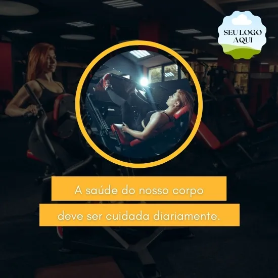 Imagem do Produto Pack de Posts Prontos para Academias, Crossfit e Personal Trainer com Artes Editáveis no Canva