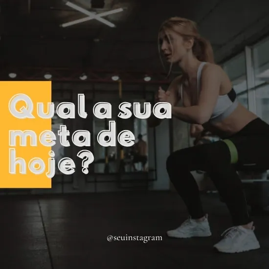 Imagem do Produto Pack de Posts Prontos para Academias, Crossfit e Personal Trainer com Artes Editáveis no Canva