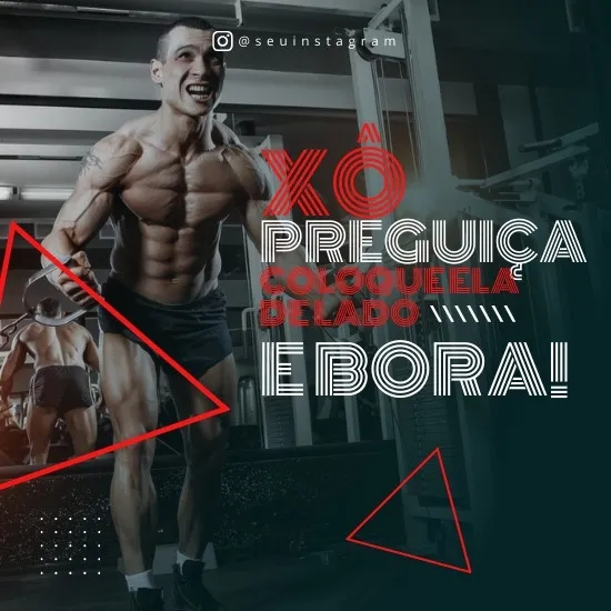 Imagem do Produto Pack de Posts Prontos para Academias, Crossfit e Personal Trainer com Artes Editáveis no Canva