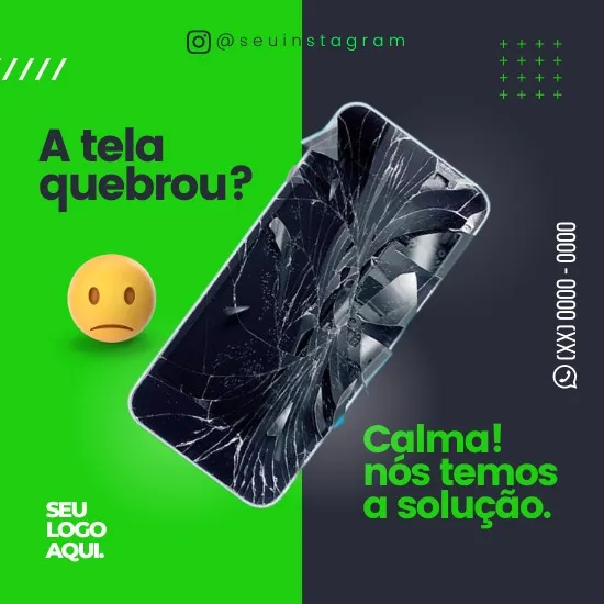 Posts Prontos para Assistência Técnica Celular Editáveis no Canva Pack com 22 Artes - Imagem 5