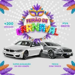 Posts para Carnaval Editáveis no Canva com Artes para Feed e Stories do Instagram e Facebook